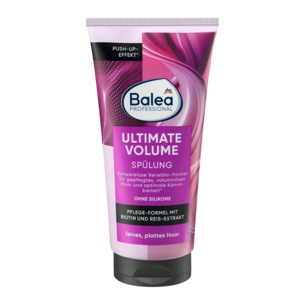 balea apres-shampooing ultimate volume professional – tube de 200 ml