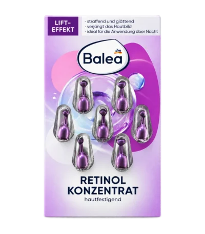 balea concentre de retinol – boite violette de 7 capsules