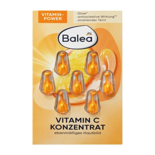 balea concentre de vitamine c – etui de 7 capsules orange