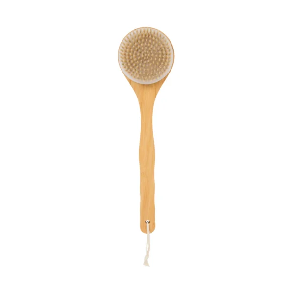 brosse de douche en bambou a manche long
