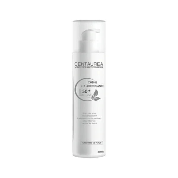 centaurea creme eclaircissante spf 50+ 50 ml