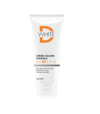 d-white creme solaire invisible spf50+ 50 ml