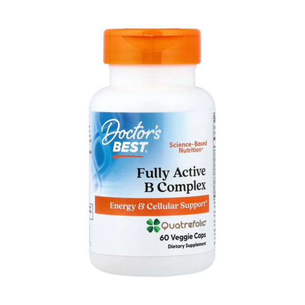 doctor's best complexe b actif quatrefolic 60 capsules vegetales