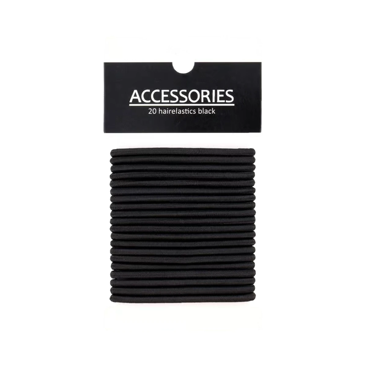 elastiques a cheveux noirs x20 elastiques a cheveux noirs x20