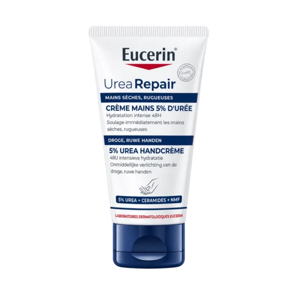 eucerin urearepair plus creme mains 5% d'uree 75 ml