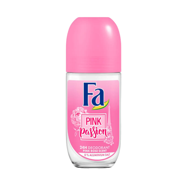 fa roll-on pink passion deodorant 24 h 50 ml