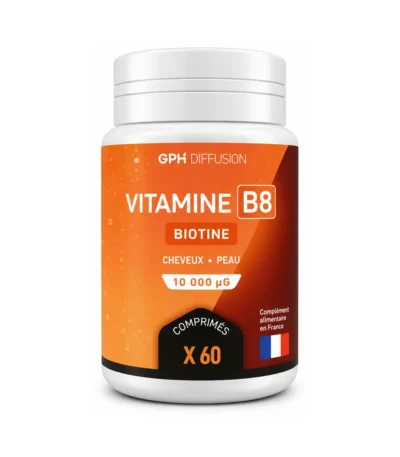 gph diffusion vitamine b8 biotine 10 000 µg 60 comprimes