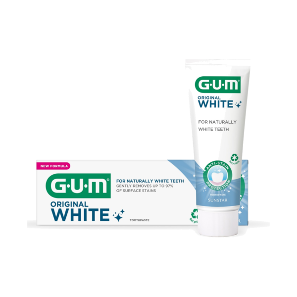 gum original white dentifrice 75 ml
