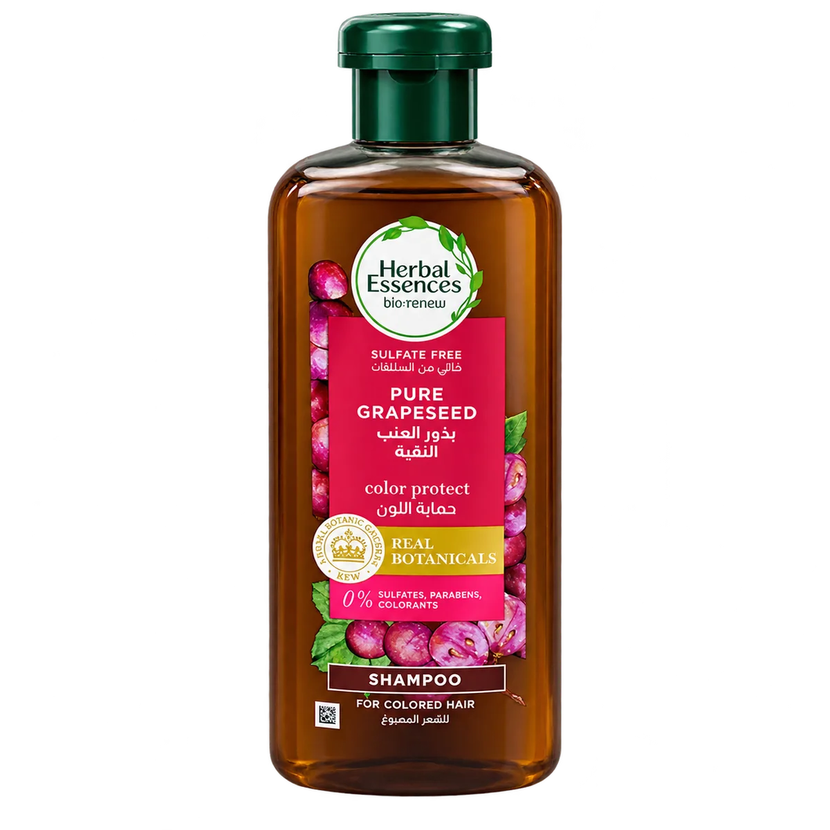 herbal essences shampooing pure grapeseed color protect – flacon ambre 400 ml