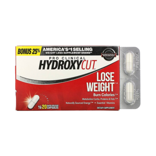 hydroxycut pro clinical 20 capsules a liberation rapide