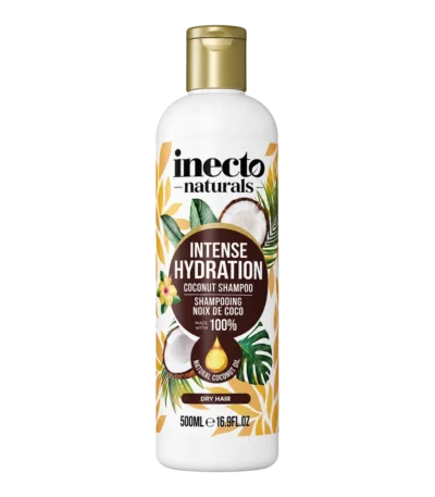 inecto naturals shampooing noix de coco intense hydration 500 ml – flacon