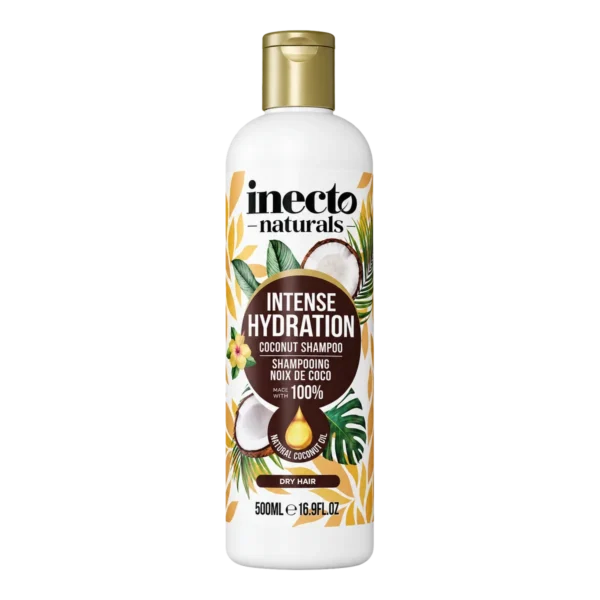 inecto naturals shampooing noix de coco intense hydration 500 ml – flacon