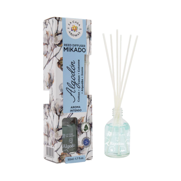 la casa de los aromas mikado diffuseur a batonnets coton 50 ml