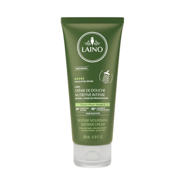 laino creme de douche nutritive intense olive vitamine e 200 ml