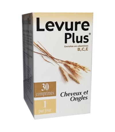 levure plus cheveux et ongles 30 comprimes