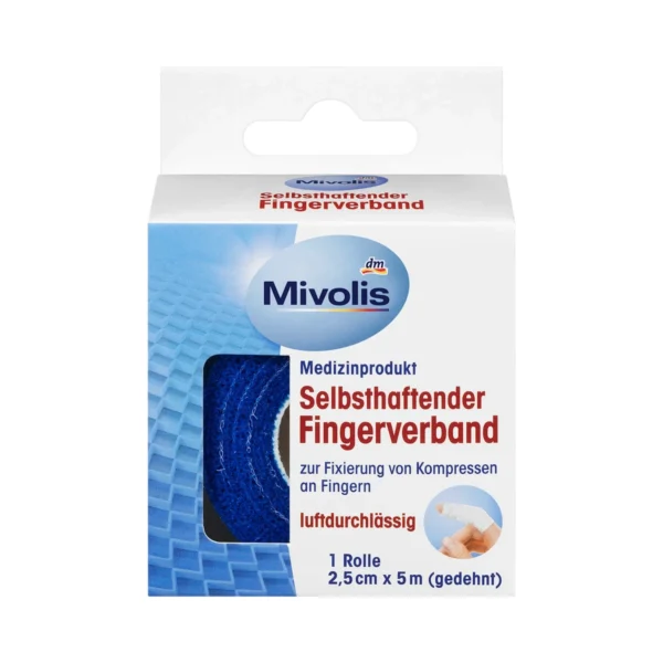 mivolis bandage autoadhesif pour doigts 2,5 cm x 5 m