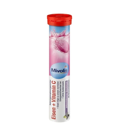 mivolis fer + vitamine c comprimes effervescents x20