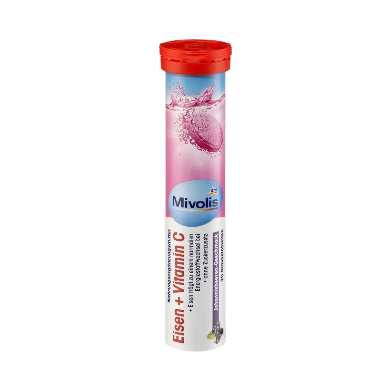 mivolis fer + vitamine c comprimes effervescents x20