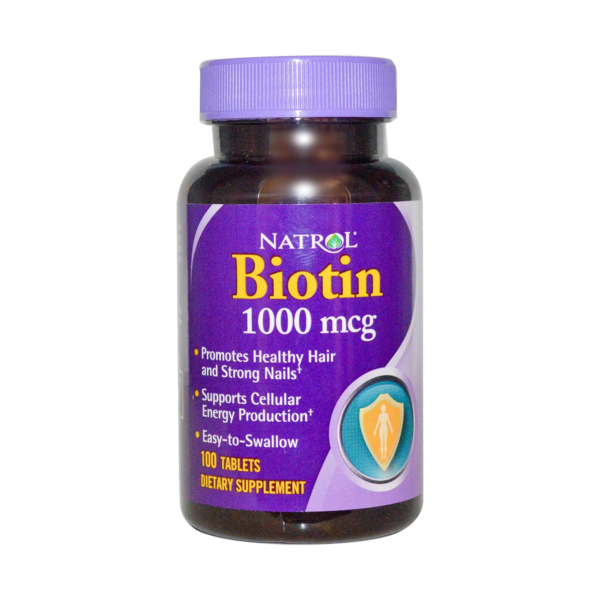 natrol biotin 1000 µg 100 comprimes