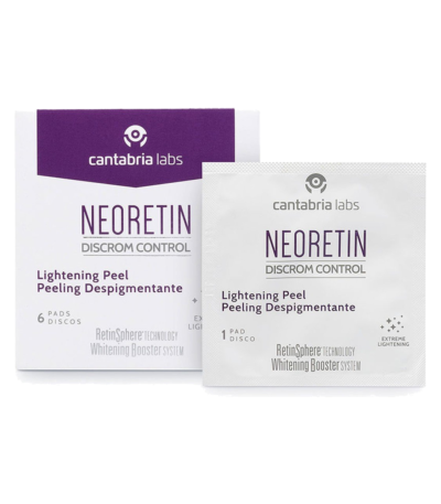 neoretin discrom control lightening peel 6 pads