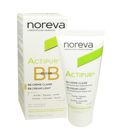 noreva actipur bb creme claire 30 ml