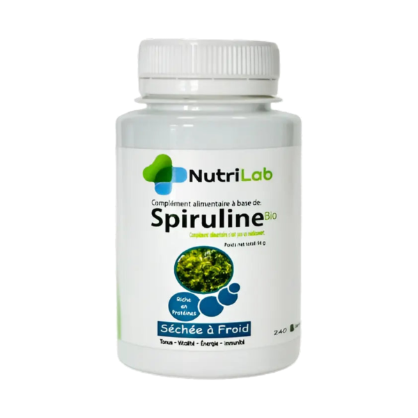 nutrilab spiruline bio 240 comprimes