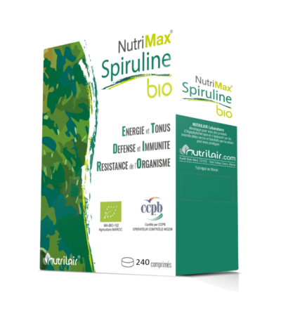 nutrimax spiruline bio 240 comprimes
