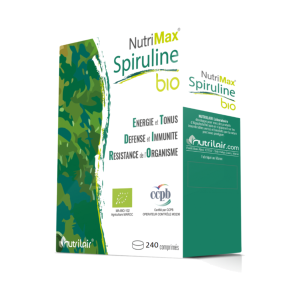 nutrimax spiruline bio 240 comprimes