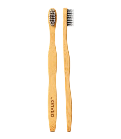 oralex brosse a dents bambou systeme spirale – manche en bambou grave oralex