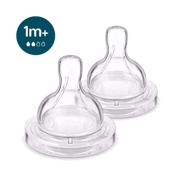 philips avent tetines 1 m+ debit 2 x2