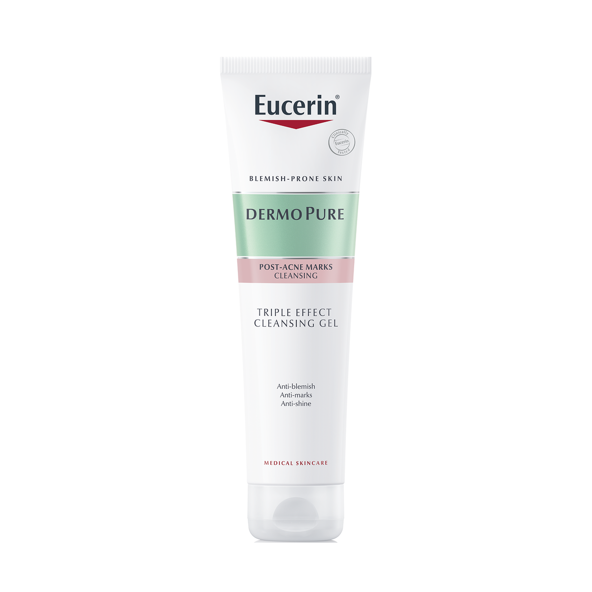 eucerin dermopure clensing foaming tripl action 150 ml