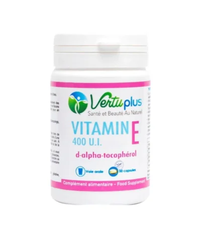 vertu plus vitamine e 400 u.i. 50 capsules