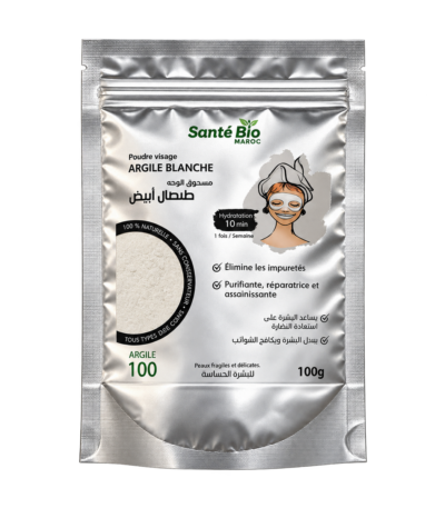 sante bio argile blanche poudre visage 100 g