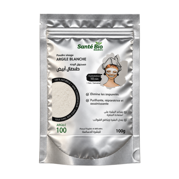 sante bio argile blanche poudre visage 100 g