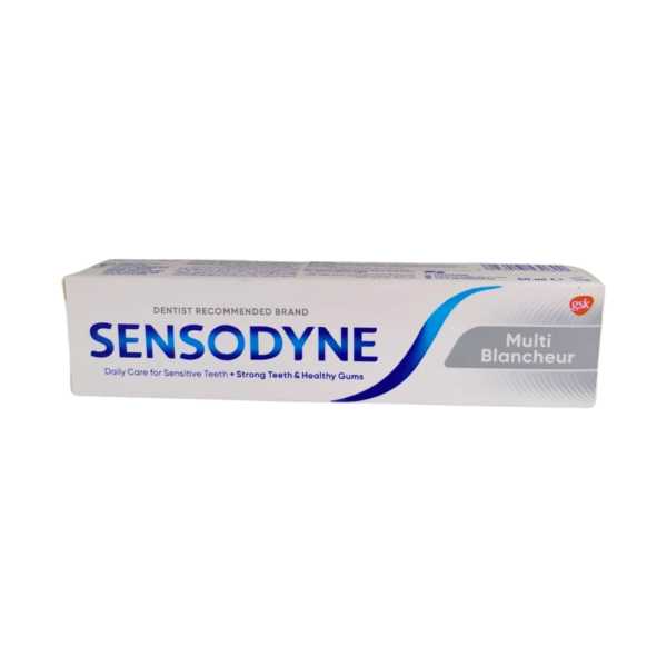 sensodyne multi blancheur dentifrice 50 ml
