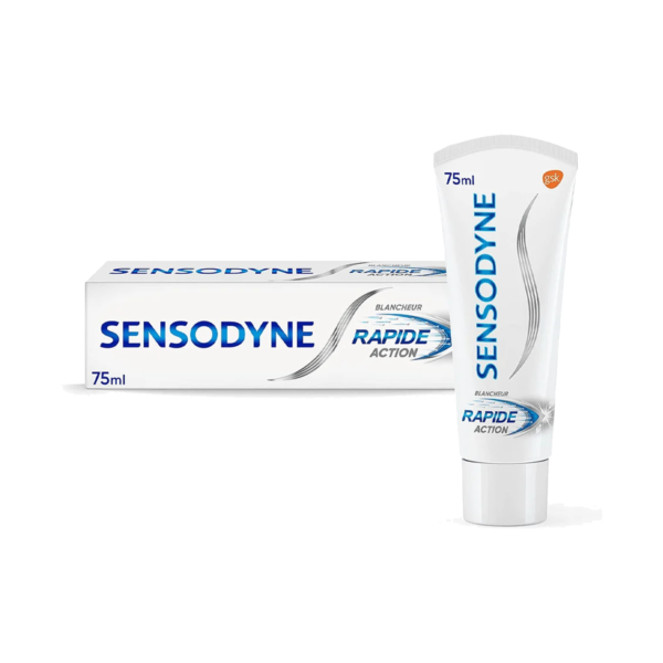 sensodyne rapide action blancheur dentifrice 75 ml