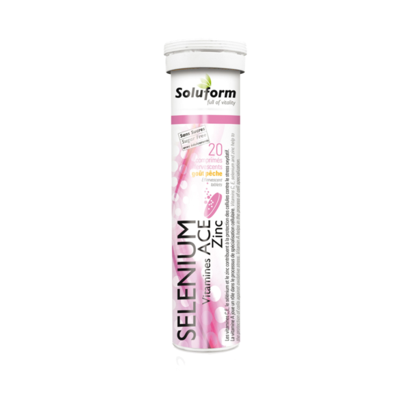 soluform selenium vitamines ace zinc 20 comprimes effervescents