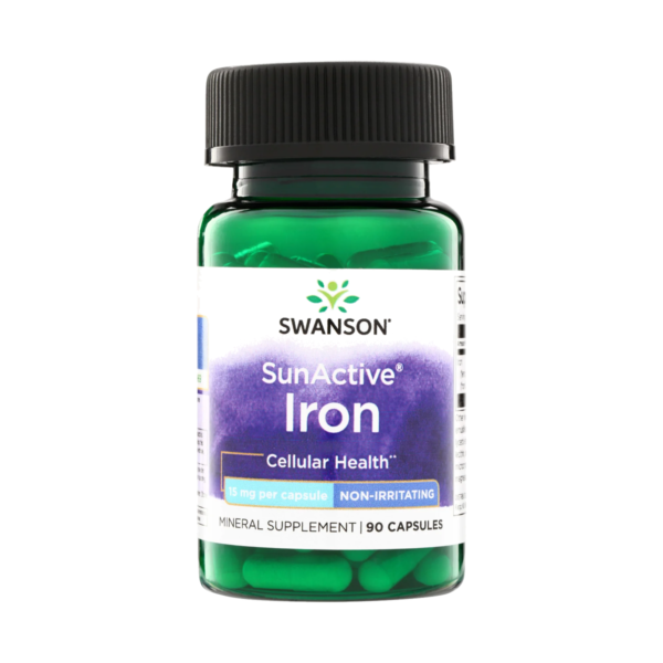 swanson sunactive fer 15 mg 90 capsules