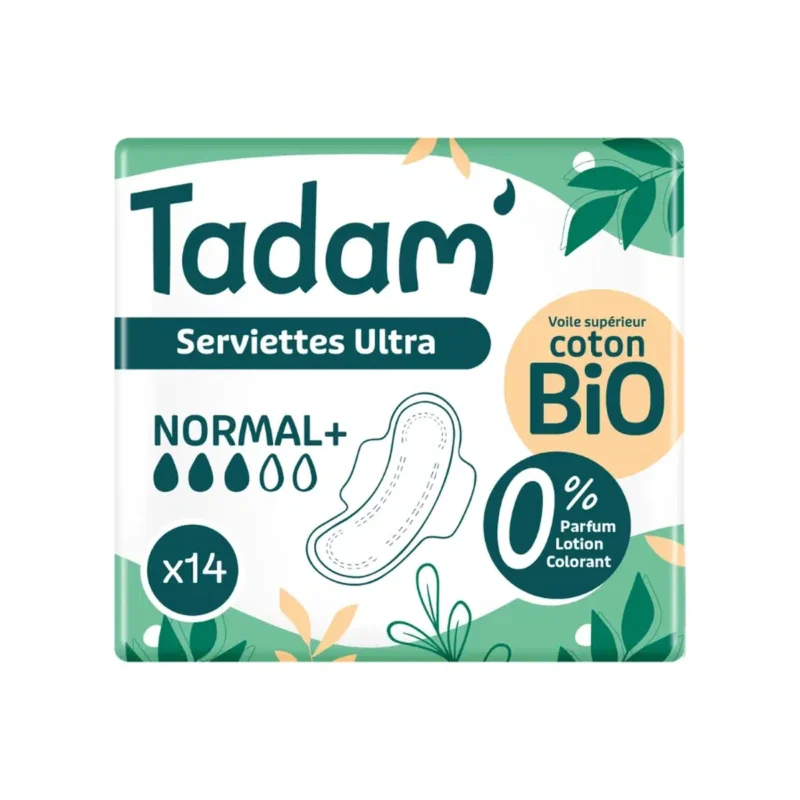 tadam' serviettes ultra normal+ x14