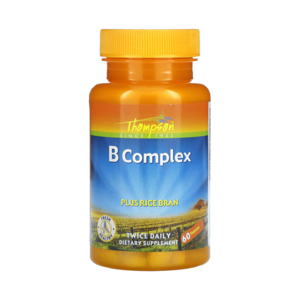 thompson b complex plus son de riz 60 comprimes