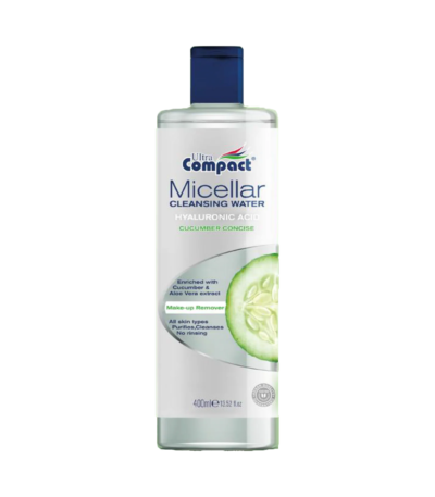 ultra compact eau micellaire concombre acide hyaluronique 400 ml
