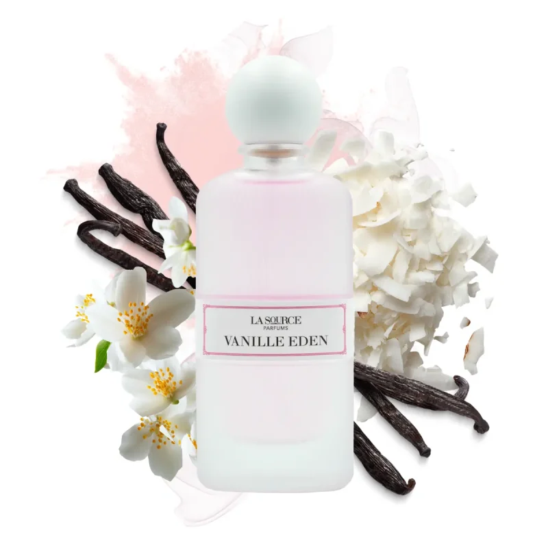 la source parfums vanille eden eau de parfum 60ml - sillage vanille